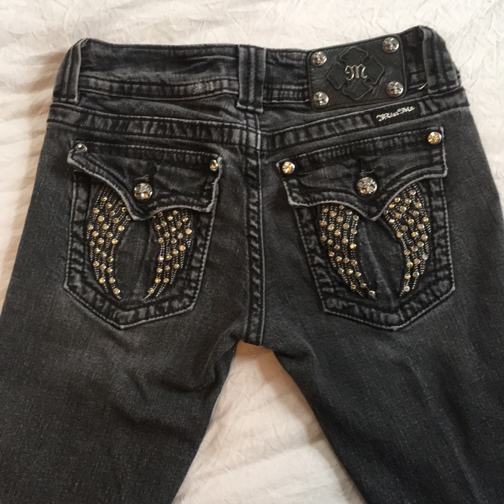 Miss Me Angel Wings Skinny Jeans
